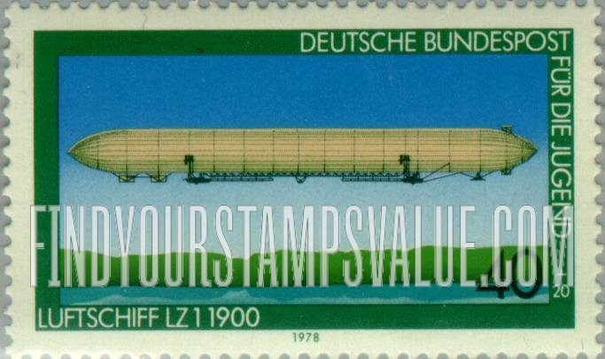 FindYourStampsValue: SEMI-POSTAL - Airship LZ 1, 1900