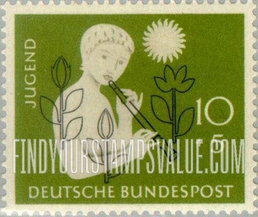 FindYourStampsValue: SEMI-POSTAL - Girl playing flute
