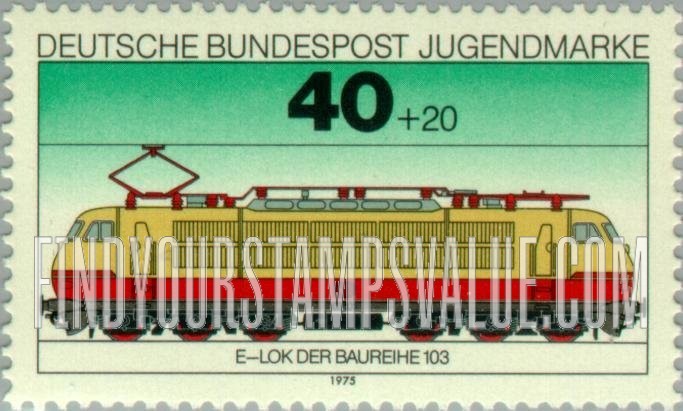 FindYourStampsValue: SEMI-POSTAL - Locomotives: Electric engine Class 103