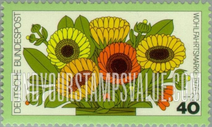 FindYourStampsValue: SEMI-POSTAL - Flowers: Marigolds