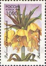 FindYourStampsValue: Russia: Russian Federation, Flowers - Fritillaria Imperialis