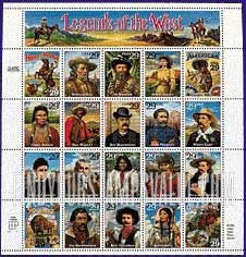 FindYourStampsValue: LEGENDS OF THE WEST