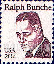 FindYourStampsValue: RALPH BUNCHE - Great Americans