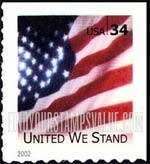 FindYourStampsValue: UNITED WE STAND, Self-Adhesive Booklet Stamp