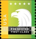 FindYourStampsValue: SPECTRUM EAGLE, Self-Adhesive Coil stamp