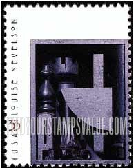 FindYourStampsValue: LOUISE NEVELSON, SCULPTOR - Black Chord