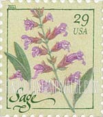 FindYourStampsValue: HERBS - Sage, Self-Adhesive stamp