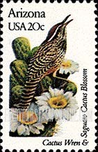 FindYourStampsValue: ARIZONA - State Birds and Flowers