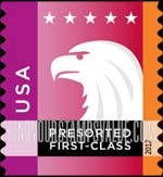 FindYourStampsValue: SPECTRUM EAGLE, Self-Adhesive Coil stamp