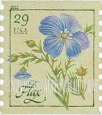 FindYourStampsValue: HERBS - Flax, Self-Adhesive Coil stamp