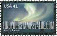 FindYourStampsValue: INTERNATIONAL POLAR YEAR - Aurora Borealis, Self-Adhesive stamp