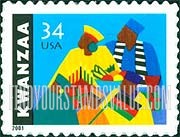 FindYourStampsValue: KWANZAA, Self-Adhesive stamp