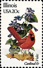 FindYourStampsValue: ILLINOIS - State Birds and Flowers