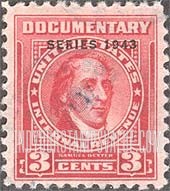 FindYourStampsValue: DOCUMENTARY ISSUE - Samuel Dexter