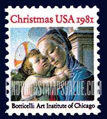 FindYourStampsValue: CHRISTMAS - Madonna and Child