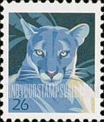 FindYourStampsValue: AMERICAN WILDLIFE - Florida Panther