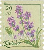 FindYourStampsValue: HERBS - Lavender, Self-Adhesive Coil stamp