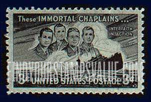 FindYourStampsValue: FOUR CHAPLAINS - Four Chaplains and Sinking S.S.Dorchester