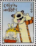 FindYourStampsValue: SUNDAY FUNNIES - Calvin and Hobbes, Self-Adhesive stamp