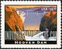 FindYourStampsValue: AMERICAN LANDMARKS - Hoover Dam, Self-Adhesive stamp