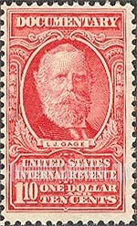 FindYourStampsValue: DOCUMENTARY ISSUE - L.J. Gage