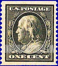FindYourStampsValue: BENJAMIN FRANKLIN, Coil Stamp