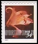 FindYourStampsValue: FLOWERS - Asian Hybrid Lily, Self-Adhesive Booklet Stamp