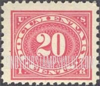 FindYourStampsValue: DOCUMENTARY ISSUE - Twenty Cents