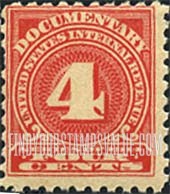 FindYourStampsValue: DOCUMENTARY ISSUE - Four Cents