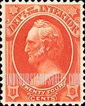 FindYourStampsValue: INTERIOR - Gen.Winfield Scott