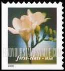 FindYourStampsValue: FLOWERS - Freesia Lily, Self-Adhesive Booklet Stamp