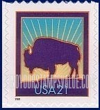 FindYourStampsValue: AMERICAN BUFFALO, Self-Adhesive Booklet Stamp