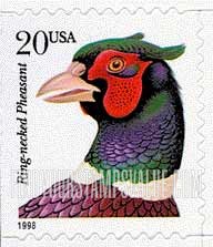 FindYourStampsValue: RING-NECKED PHEASANT - Flora and Fauna