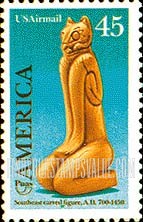 FindYourStampsValue: PRE-COLUMBIAN AMERICA - Carved Figure