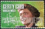 FindYourStampsValue: AMERICAN SCIENTISTS - Gerty Cory, Biochemist, Self-Adhesive stamp