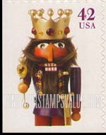 FindYourStampsValue: HOLIDAY NUTCRACKERS - King, Self-Adhesive Booklet Stamp