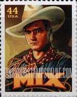 FindYourStampsValue: COWBOYS OF THE SILVER SCREEN - Tom Mix, Self-Adhesive stamp