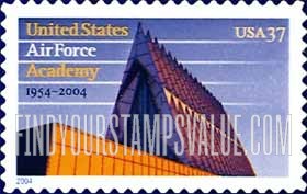 FindYourStampsValue: U.S. AIR FORCE ACADEMY - Cadet Chapel