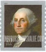 FindYourStampsValue: GEORGE WASHINGTON, Self-Adhesive Coil stamp