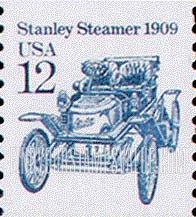 FindYourStampsValue: STANLEY STEAMER 1909 - Transportation Coil