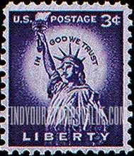FindYourStampsValue: STATUE OF LIBERTY