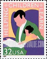 FindYourStampsValue: HELPING CHILDREN LEARN, Self-Adhesive Booklet stamp