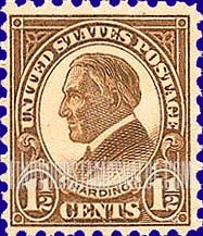 FindYourStampsValue: WARREN G. HARDING