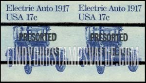 FindYourStampsValue: ELECTRIC AUTO 1917 - Transportation, Coil Stamp
