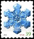 FindYourStampsValue: CHRISTMAS - Snowflake, Self-Adhesive Booklet Stamp