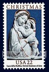 FindYourStampsValue: CHRISTMAS - Genoa Madonna, Enameled Terracotta