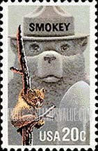 FindYourStampsValue: SMOKEY BEAR