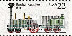 FindYourStampsValue: LOCOMOTIVES - Brother Jonathan, 1832