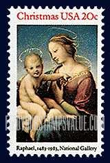 FindYourStampsValue: CHRISTMAS - Niccolini-Cowper Madonna