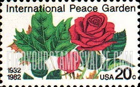 FindYourStampsValue: INTERNATIONAL PEACE GARDEN